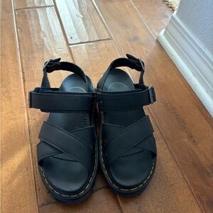 Black Strappy Sandals